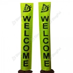 Reflective Picket Pockets - Welcome Reflective Picket Pockets For PVC Picket